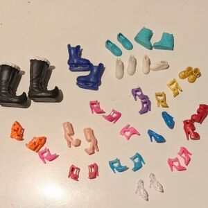 Barbie Doll Size Lot of Shoes